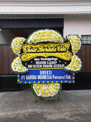 Papan Bunga Duka di Mihing Raya