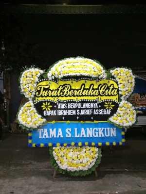 Papan Bunga Duka di Mihing Raya