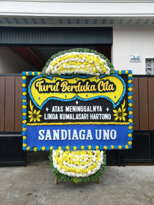 Papan Bunga Duka di Mihing Raya
